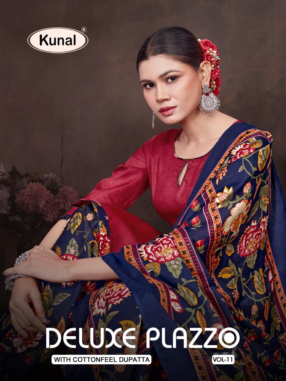 Kunal Deluxe‎ Plazzo vol 11 catalog best online kurtis in india