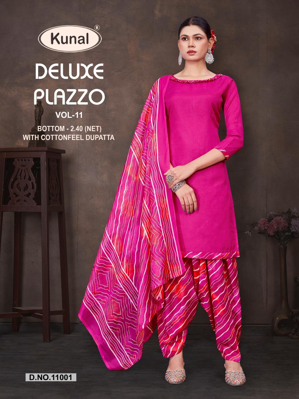 Kunal Deluxe‎ Plazzo vol 11 catalog best online kurtis in india