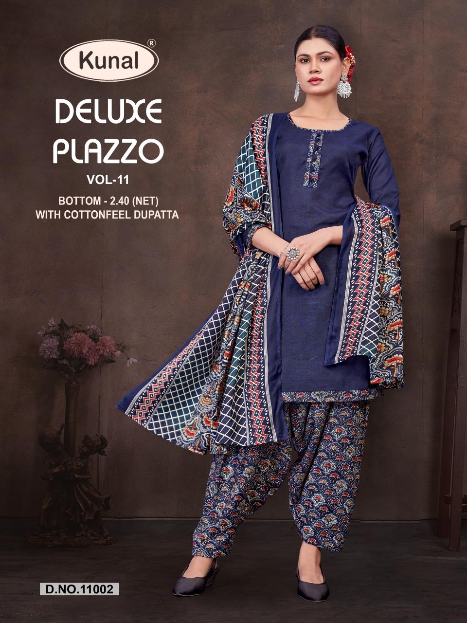 Kunal Deluxe‎ Plazzo vol 11 catalog best online kurtis in india