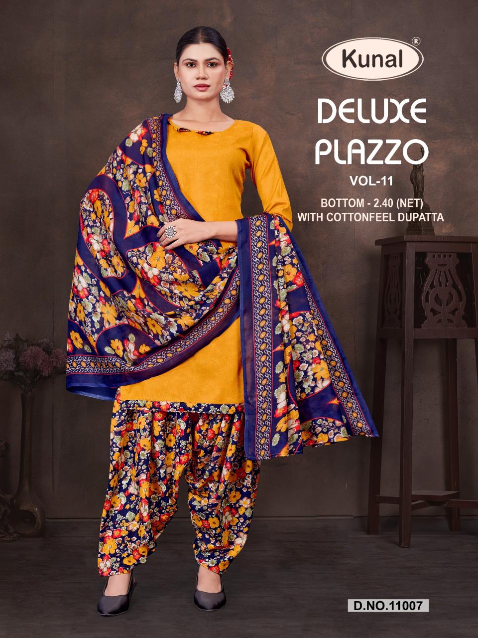 Kunal Deluxe‎ Plazzo vol 11 catalog best online kurtis in india