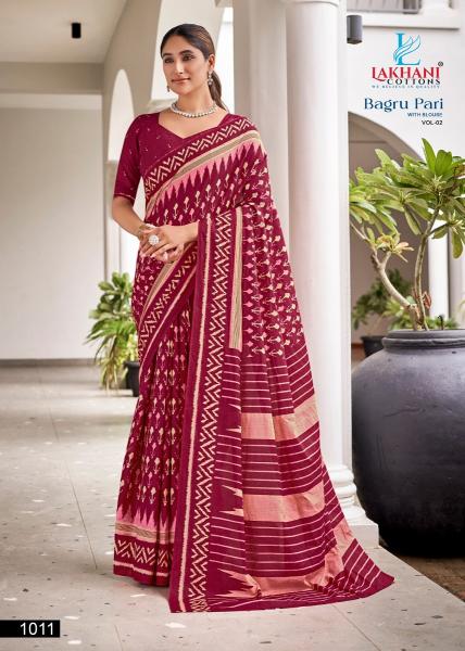 Lakhani Bagru Pari Vol-2 – Cotton Saree - Wholesale Catalog