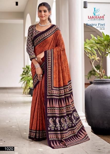 Lakhani Bagru Pari Vol-2 – Cotton Saree - Wholesale Catalog