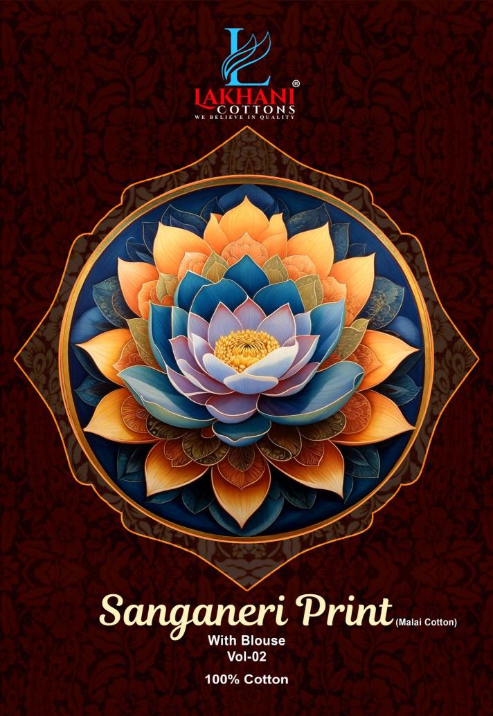Lakhani Sanganeri  Print Vol-01 - Cotton Sarees  - Wholesale Catalog