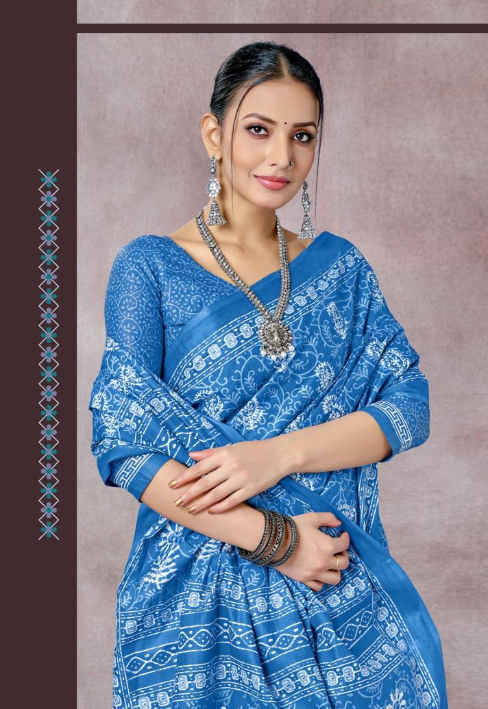 Lakhani Sanganeri  Print Vol-01 - Cotton Sarees  - Wholesale Catalog