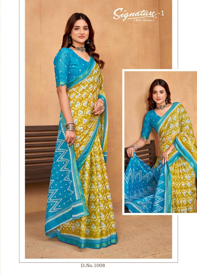 Lakhani Signature Vol-01 – Cotton Sarees - Wholesale Catalog