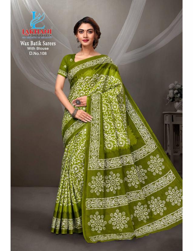 Lakhani Wax Batik Vol-01 – Cotton Saree - Wholesale Catalog