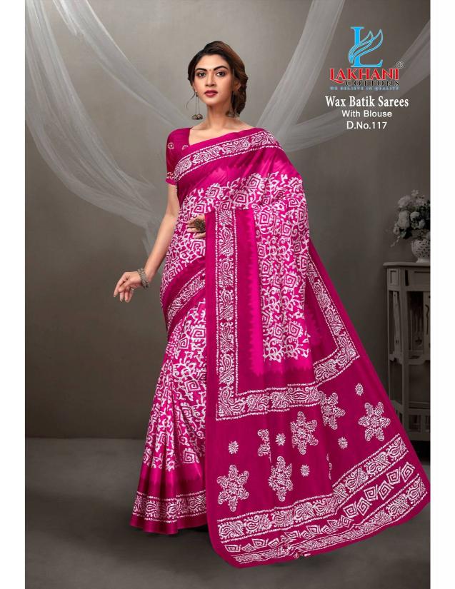 Lakhani Wax Batik Vol-01 – Cotton Saree - Wholesale Catalog