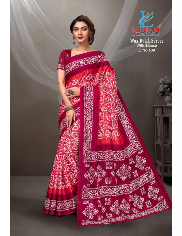 Lakhani Wax Batik Vol-01 – Cotton Saree - Wholesale Catalog