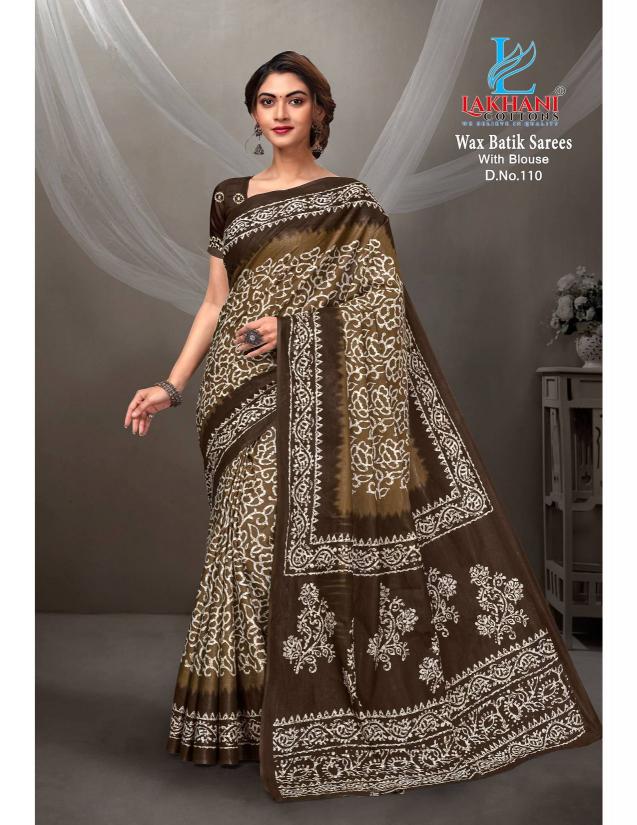 Lakhani Wax Batik Vol-01 – Cotton Saree - Wholesale Catalog