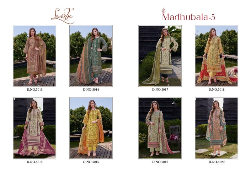 Levisha Madhubala Vol 5 catalog cotton dress material surat gujarat