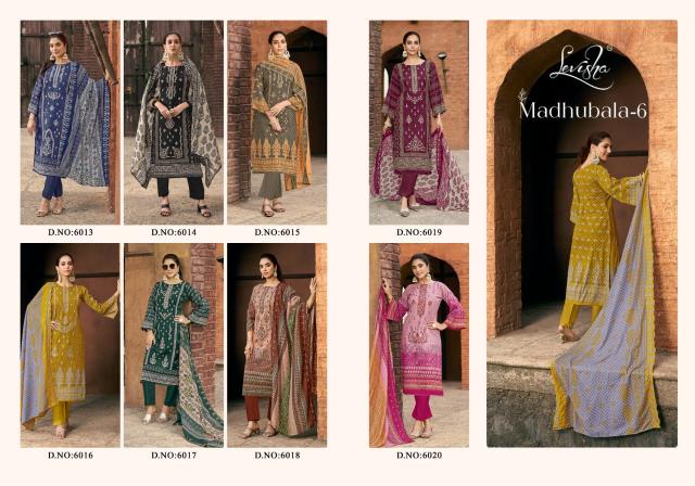 Levisha Madhubala Vol 6 catalog dress wholesale material