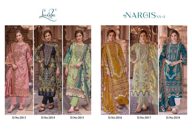 Levisha Nargis Nx Vol 2 catalog dress material with price in surat