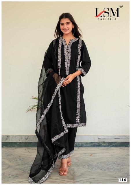 LSM Black & White Vol-01 – Karachi Dress Material - Wholesale Catalog