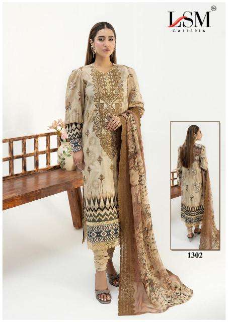 LSM Parian Dream Vol-13 – Karachi Dress Material - Wholesale Catalog