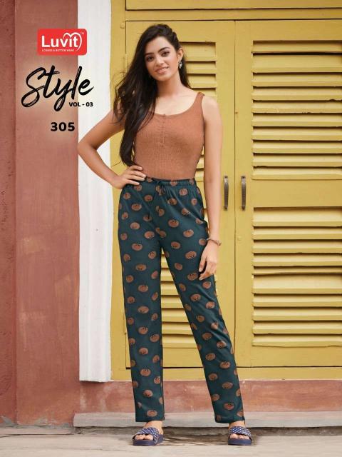 Luvit Style vol 3 Catalog wholesale ladies pants