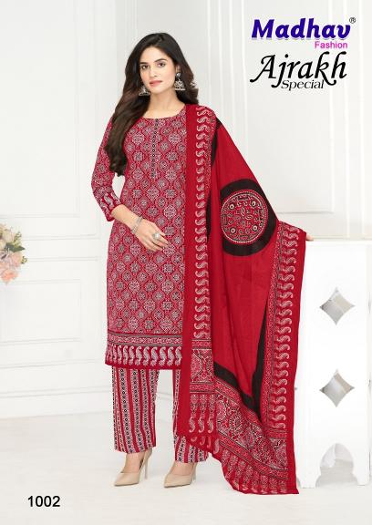 Madhav Ajrakh Special – Dress Material - Wholesale Catalog