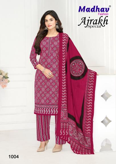 Madhav Ajrakh Special – Dress Material - Wholesale Catalog