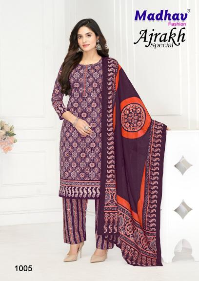 Madhav Ajrakh Special – Dress Material - Wholesale Catalog