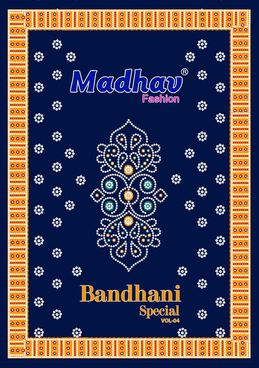 Madhav Bandhani Special  Vol-04 - Dress Material  - Wholesale Catalog