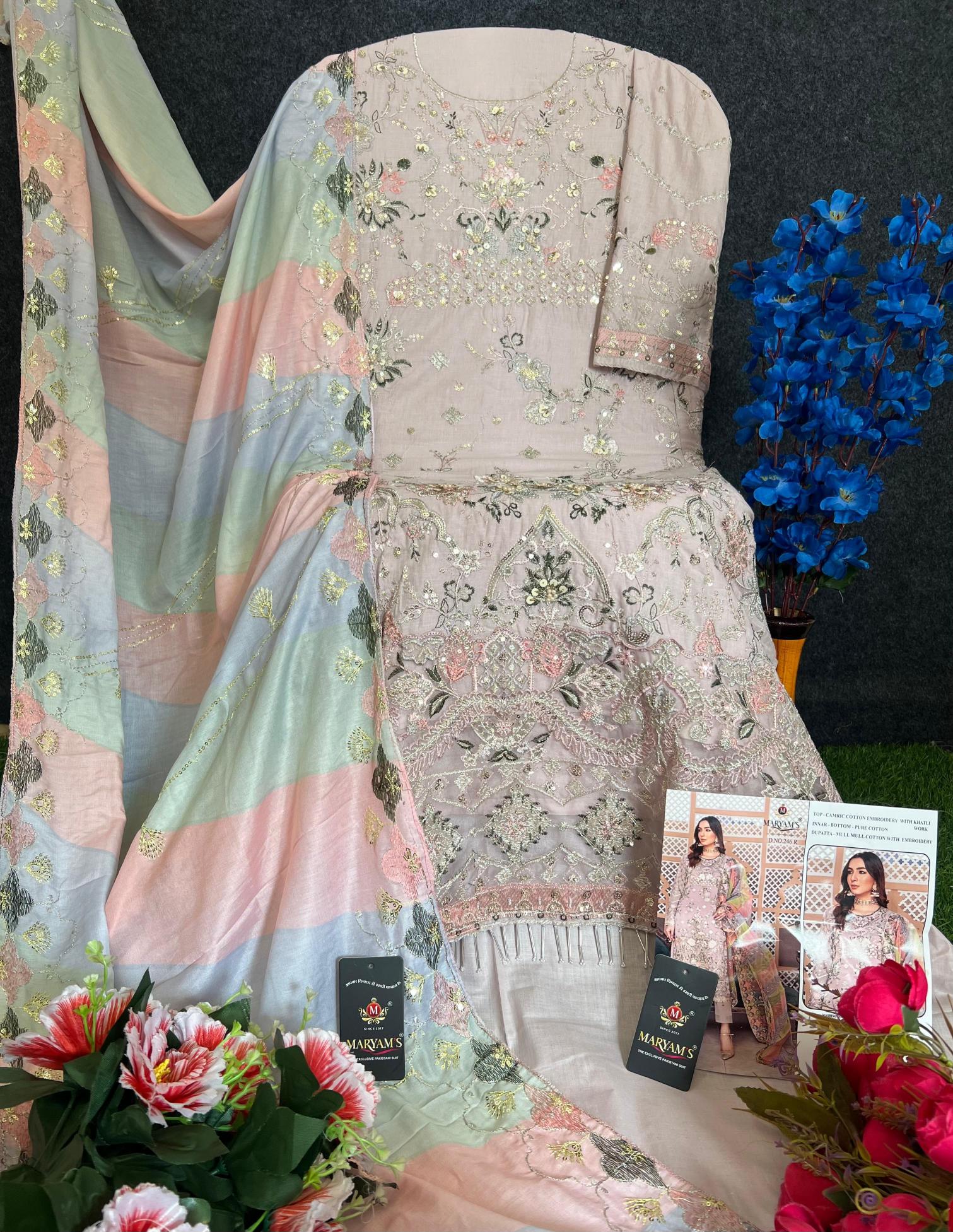 Maryams M 246 Catalog pakistani salwar suit in bangalore