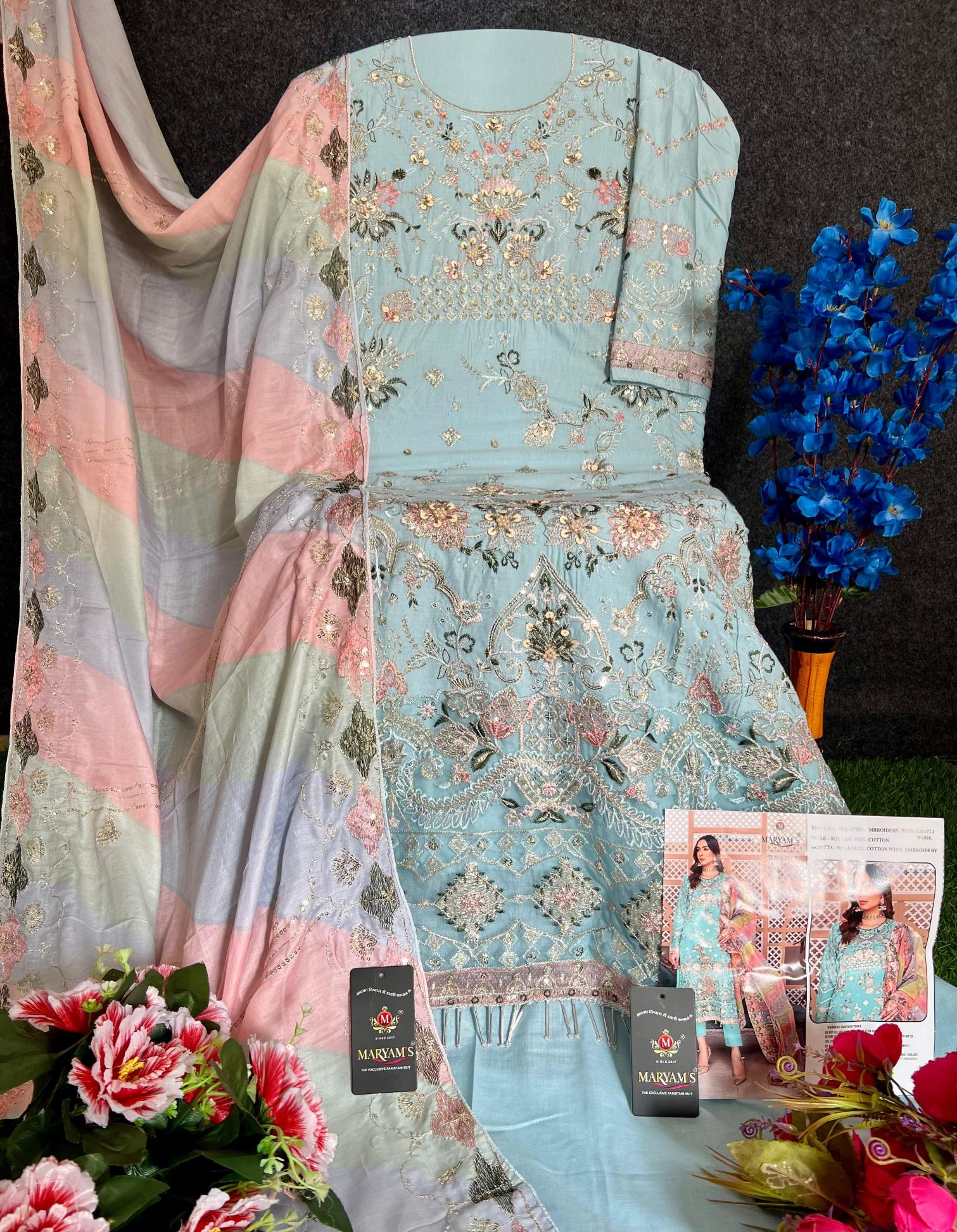 Maryams M 246 Catalog pakistani salwar suit in bangalore