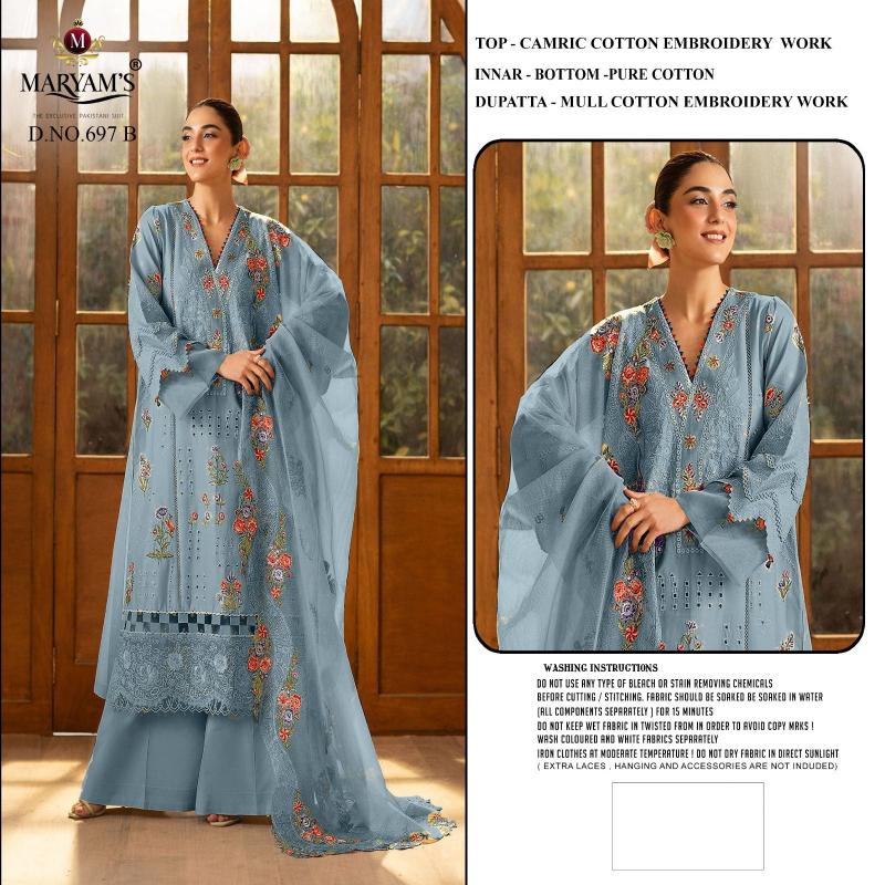 Maryams M 697 Catalog best pakistani suits 2025