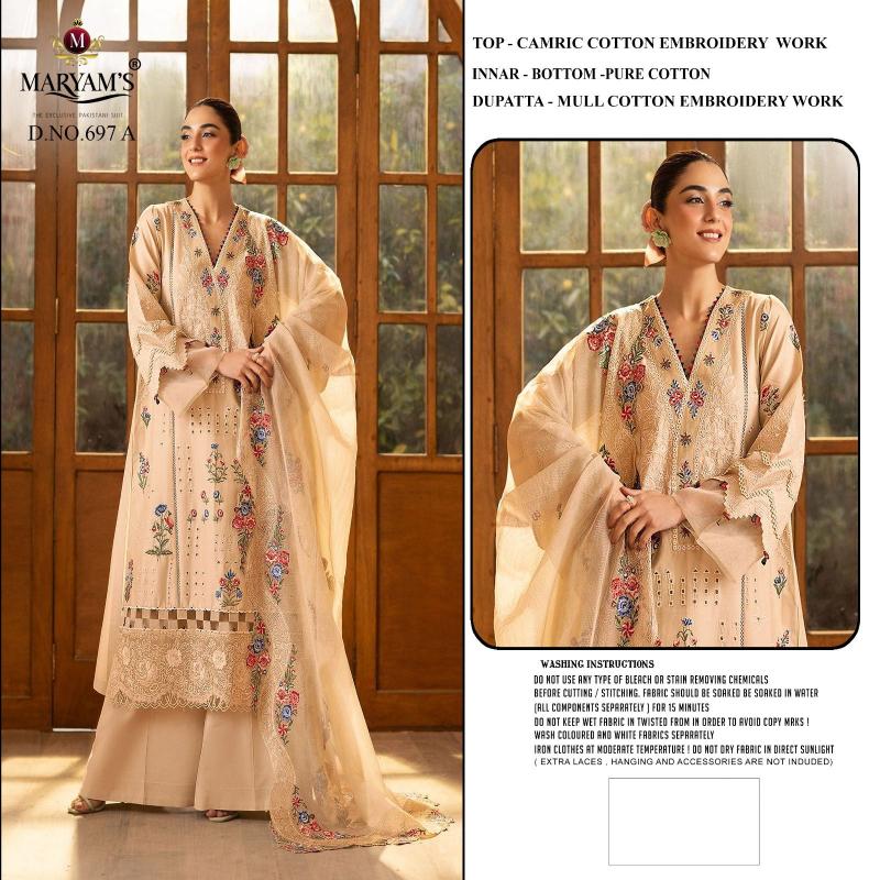 Maryams M 697 Catalog best pakistani suits 2025