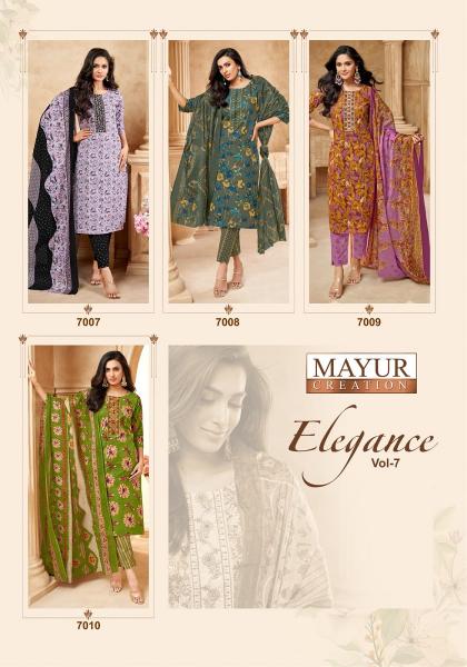 Mayur Eligance Vol-7 – Dress Material - Wholesale Catalog