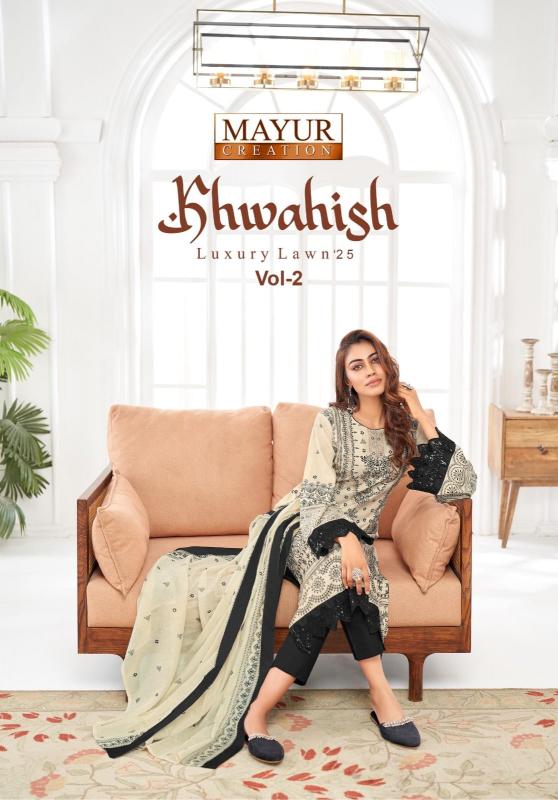 Mayur Khwahish Vol-02 - Karachi Dress Material  - Wholesale Catalog