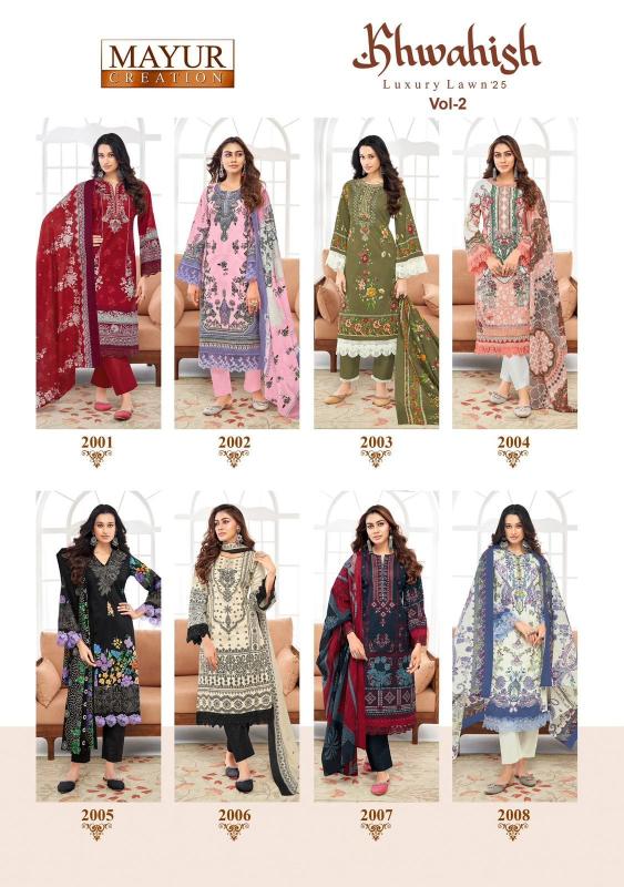 Mayur Khwahish Vol-02 - Karachi Dress Material  - Wholesale Catalog