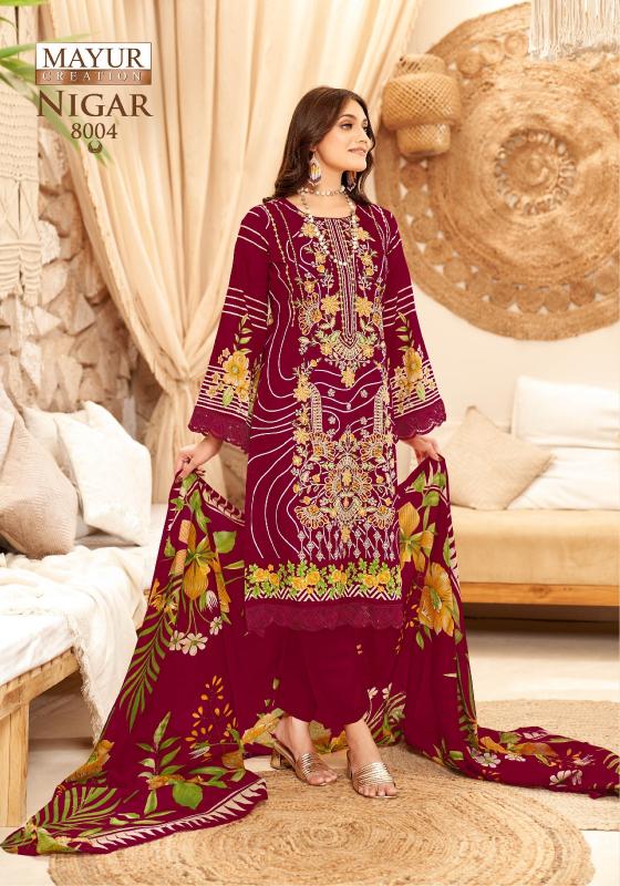 Mayur Nigar Vol-08 - Karachi Dress Material - Wholesale Catalog