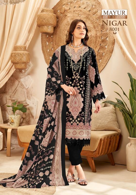 Mayur Nigar Vol-08 - Karachi Dress Material - Wholesale Catalog