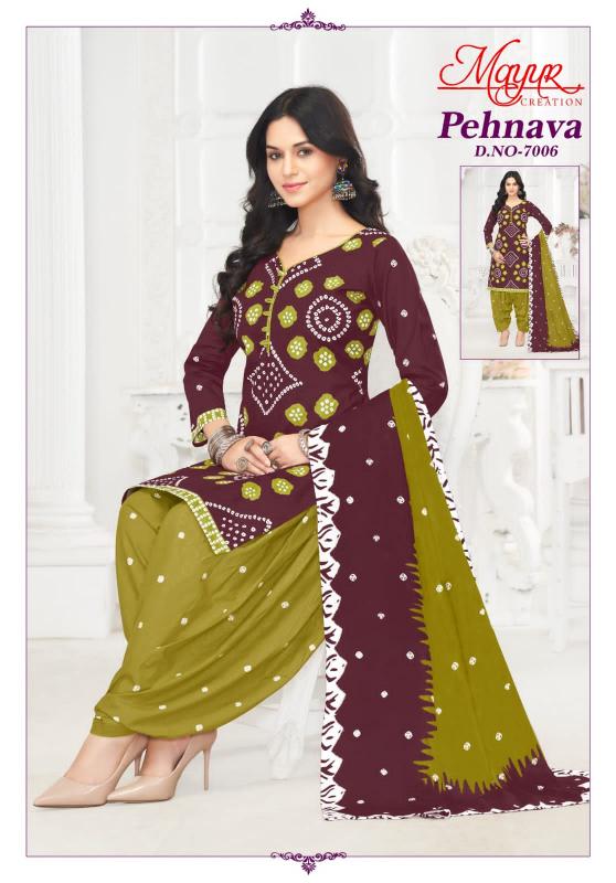Mayur Pehnava Vol-07 - Dress Material  - Wholesale Catalog