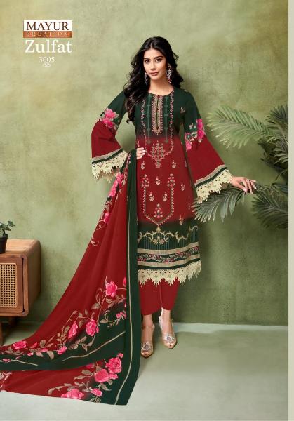 Mayur Zulfat Vol-3 – Karachi Dress Material - Wholesale Catalog