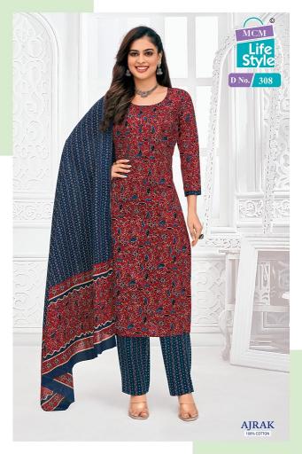 Mcm Ajrakh Vol-3 – Dress Material - Wholesale Catalog