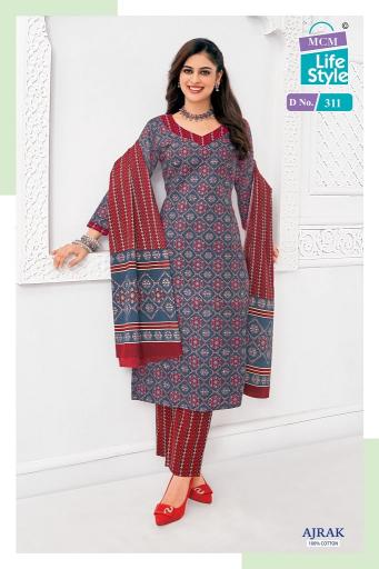 Mcm Ajrakh Vol-3 – Dress Material - Wholesale Catalog