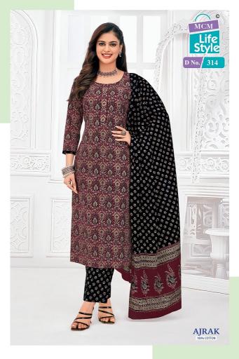 Mcm Ajrakh Vol-3 – Dress Material - Wholesale Catalog