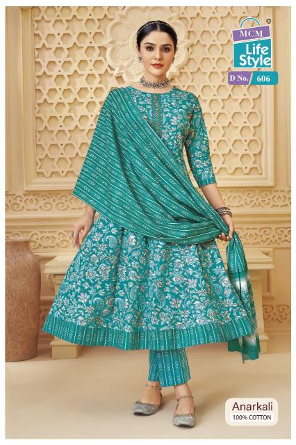 MCM Anarkali Vol-6 – Anarkali Style Kurti With Pant Dupatta - Wholesale Catalog