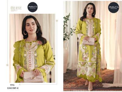 Mehboob Tex 1587 E And F Catalog Chiffon Dupatta pakistani salwar suit for wedding