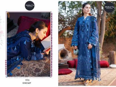 Mehboob Tex 1627 catalog Cotton Dupatta pakistani cotton suits online uk