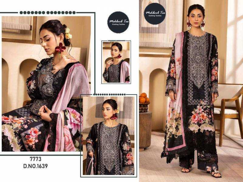 Mehboob Tex 1636 And 1639 Chiffon Dupatta catalog best pakistani suits in india