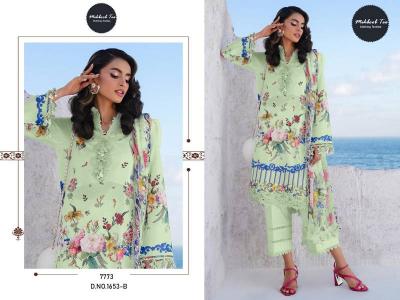 Mehboob Tex 1653 A And B catalog Chiffon Dupatta pakistani suit in select citywalk