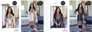 Mehboob Tex 1663 And 1664 catalog pakistani designer suits online shopping in india