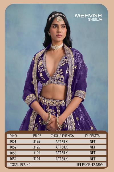 Mehvish Sheilja catalog lehenga online india