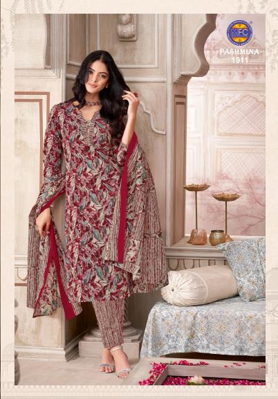 Mfc Pashmina Vol-19 – Dress Material - Wholesale Catalog
