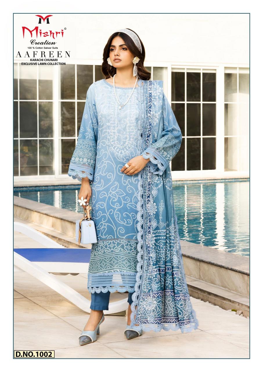 Mishri Aafreen Vol-01 – Karachi Dress Material - Wholesale Catalog