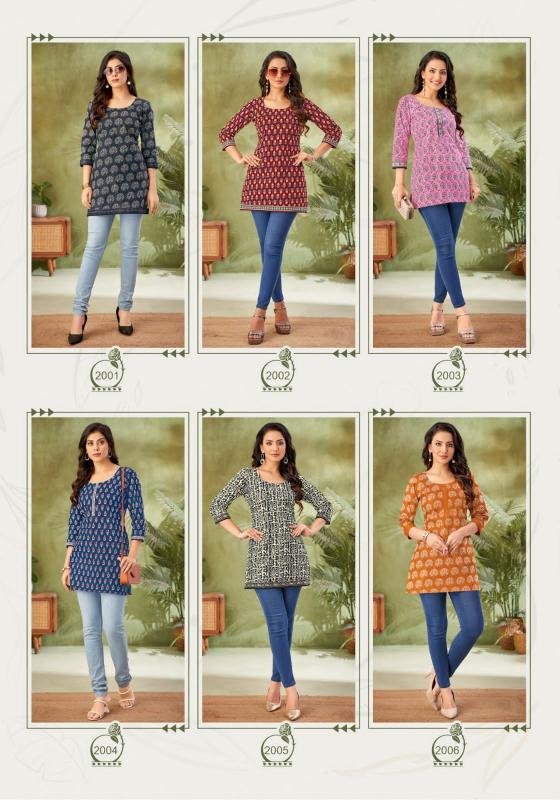 Miss World Khushi Vol-2 – Short Tops - Wholesale Catalog
