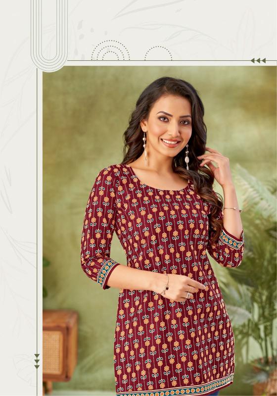 Miss World Khushi Vol-2 – Short Tops - Wholesale Catalog