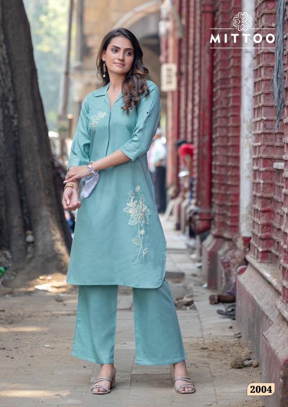 Mittoo Eshani Catalog modest co ord set women