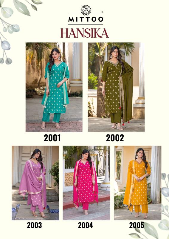 Mittoo Hansika Catalog indian kurti sets online